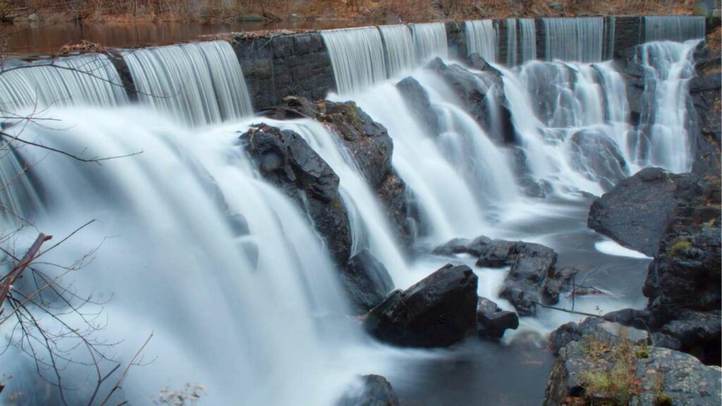 Yantic Falls in Norwich, CT